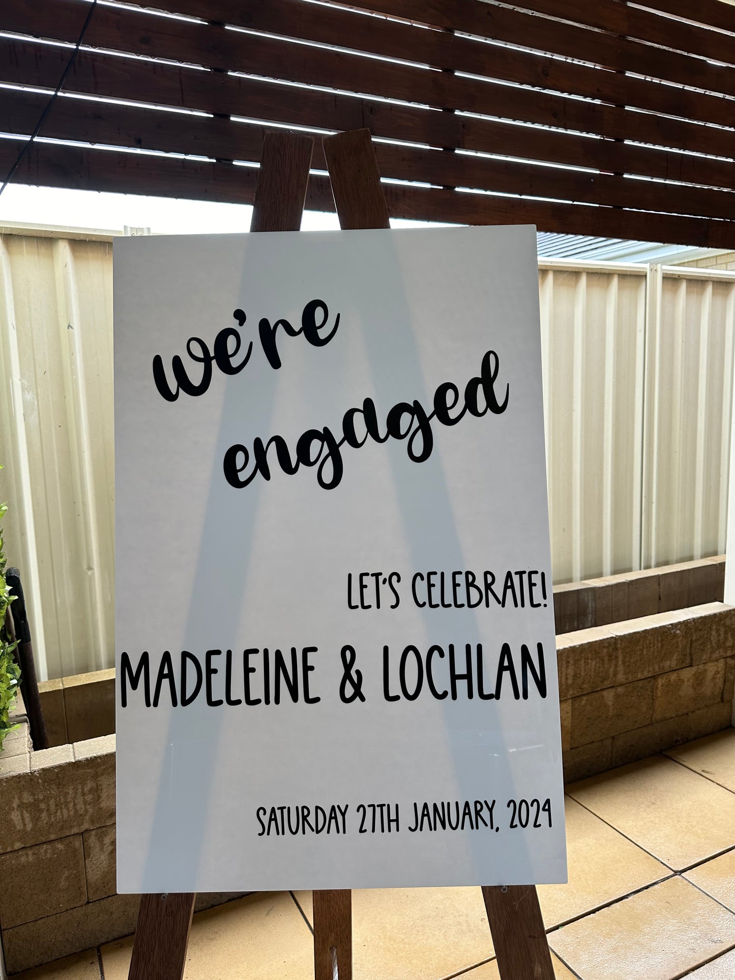 Personalised signs for hire