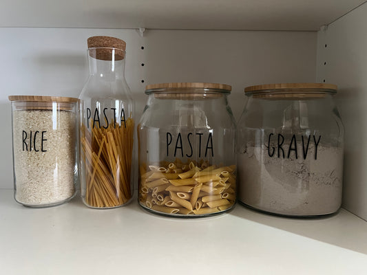 Custom Pantry Labels