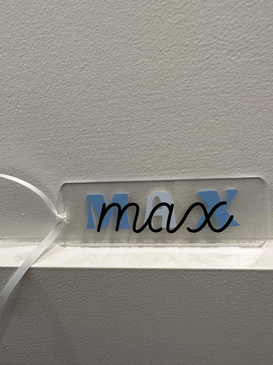 Personalised Bookmark