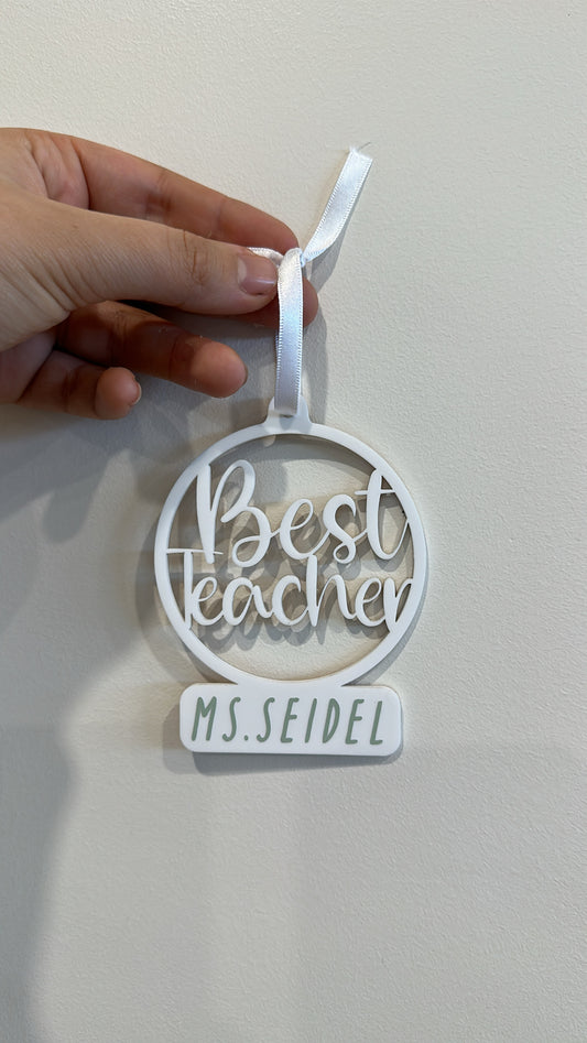 Best Teacher baubles