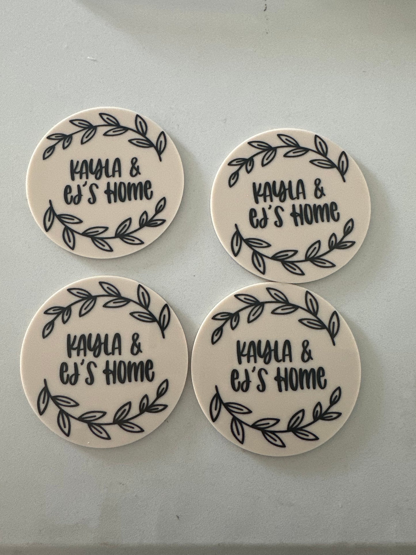 Customised PACK OF 4 Coasters