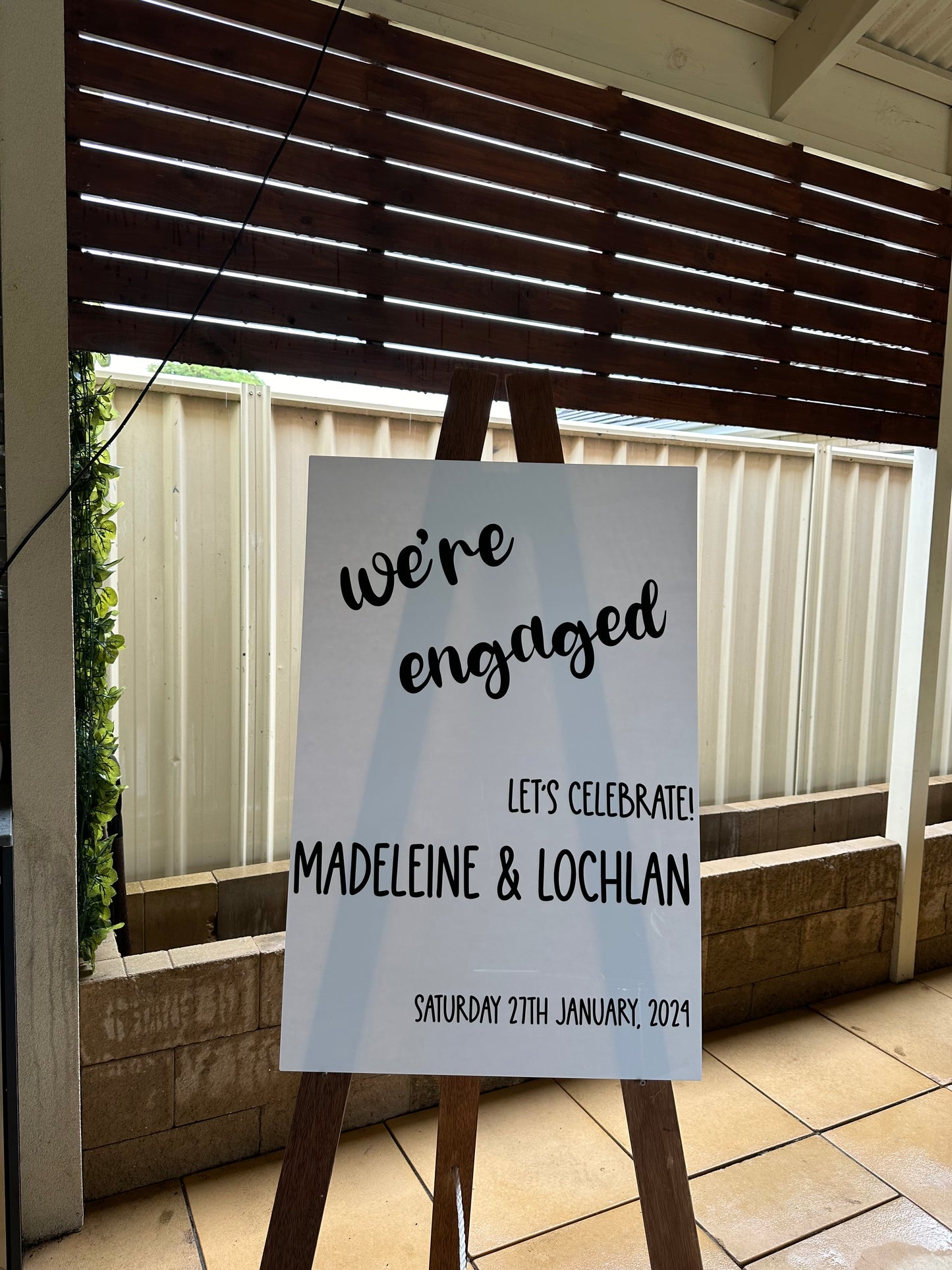 Personalised signs for hire