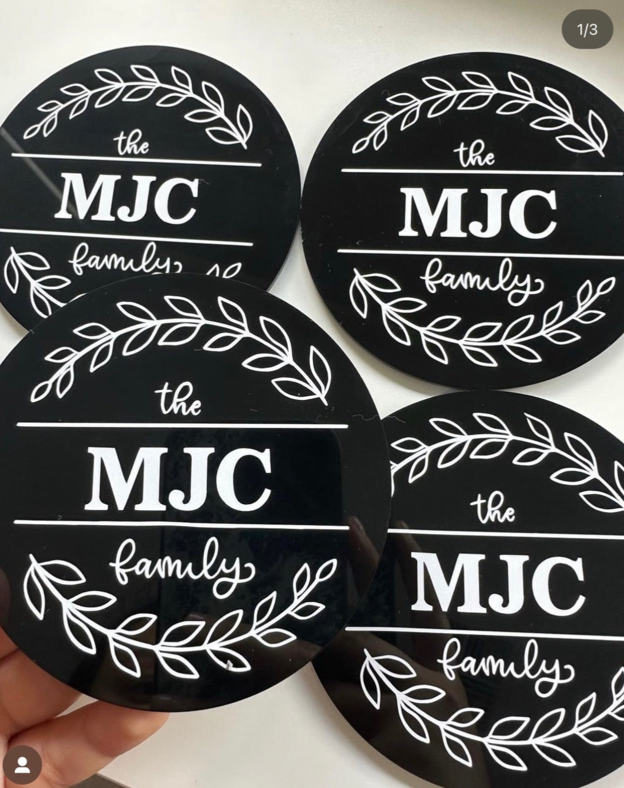 Customised PACK OF 4 Coasters