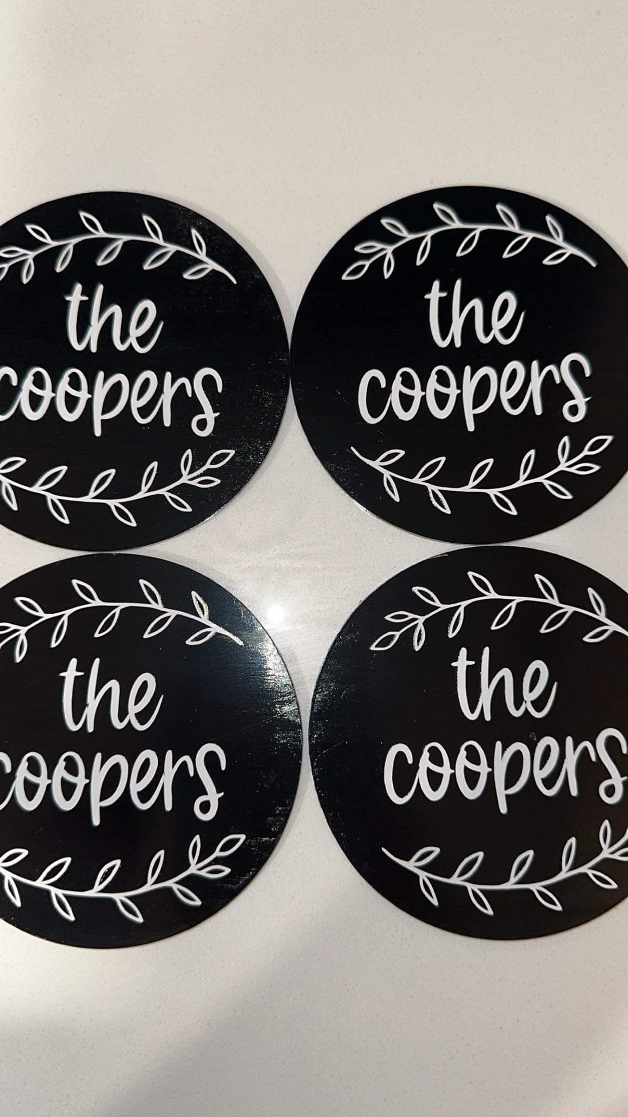 Customised PACK OF 4 Coasters